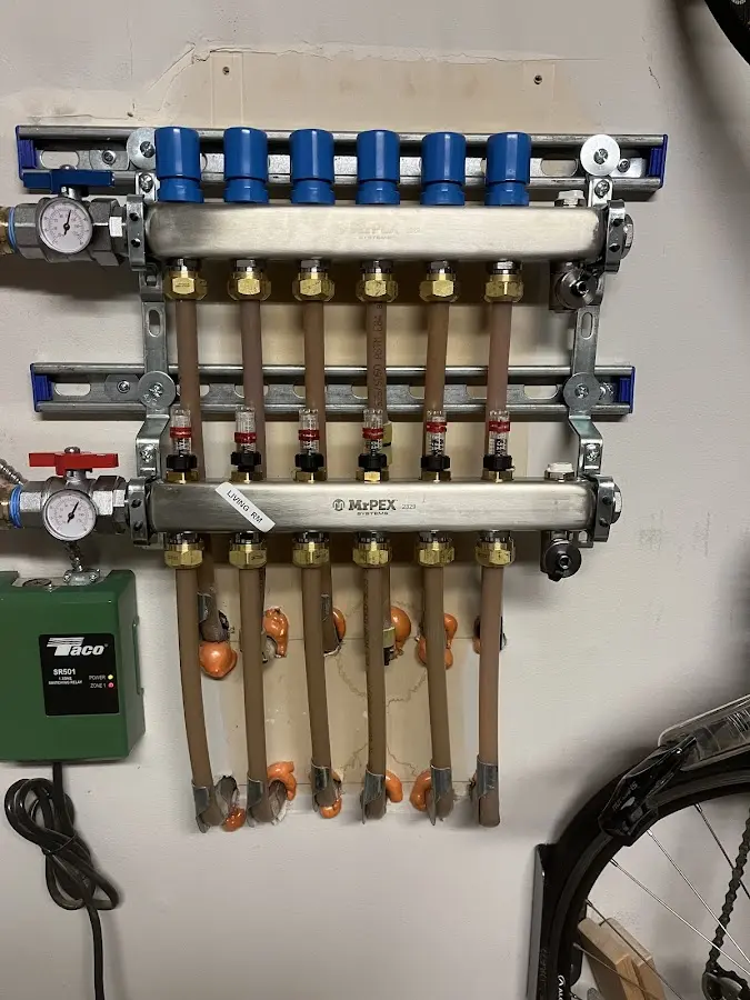 Plumber performing Leak Detection at a residential property in Oak Hill